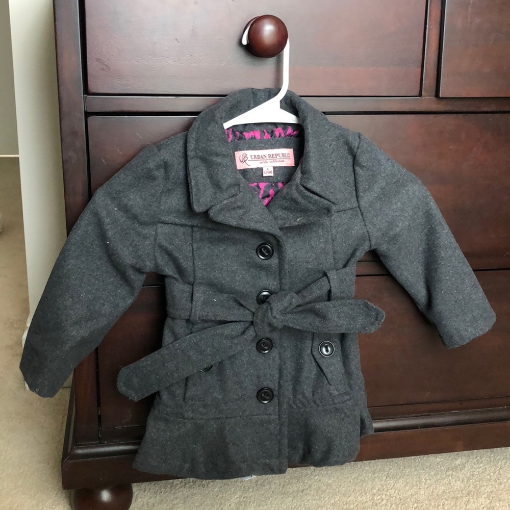 Charcoal Gray Dress Coat
